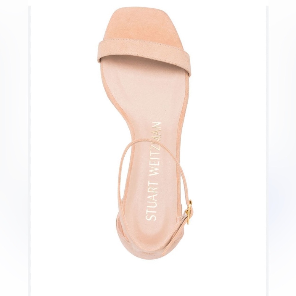 Stuart Weitzman open toe suede sandals